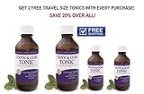 Alcohol-Free Professional Oral Rinse Dental Herb Company Healthy Tooth and Gums Tonic Pack 2 + 2 FREE Travel Size Tonic