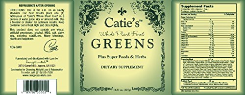 image for Energy Essentials Catie's Organic Greens - Vegan, NON-GMO - 45 Ingredi