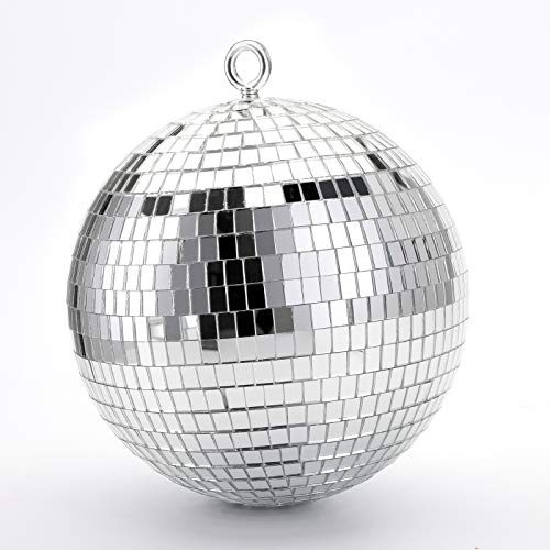 Suwimut 2 Pack Disco Light Mirror Ball, 8 Inches Cool and Fun Large