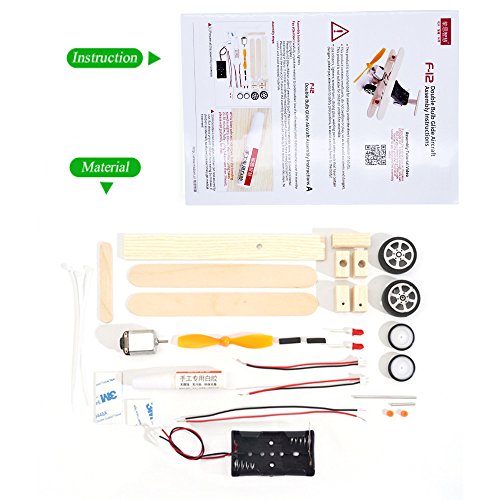 TommoT Airplane Model Handicraft(Taxiing)Building Toys,Wooden Assembly Model Kits