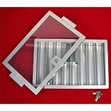 Casino Quality 8-Tube Metal Poker Chip Tray with Lock & Cover