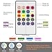 Tenmiro LED Strip Lights, 16.4ft LED Music Sync Color Changing Lights with 20keys Music Remote Controller and 12V Power Supply, SMD5050 RGB Led Strips for Room, Bedroom, TV, Party