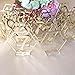 Velidy Table Numbers,1-20Wedding Acrylic Standing Table Numbers with Holder Base for Wedding, Party, Events or Catering Decoration (Gold)