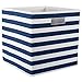 DII Polyester Cube Storage Collection Collapsible Hard Sided Bin, 13x13x13