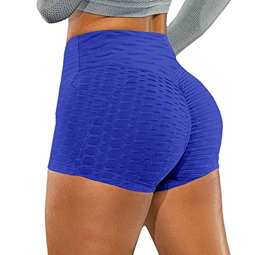 Women's Booty Shorts Sexy Scrunch Butt Lifting Leggings Workout High Waisted Textured Bottom