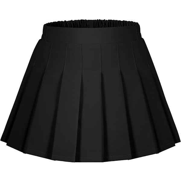【M】andmary Coco check pleats skirt black ANDMARY】Coco check pleats skirt