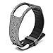 Woodln Smart Watch Wireless Replacement Bracelet Bands for Samsung Galaxy Gear Fit R350 (Black Cloudy)