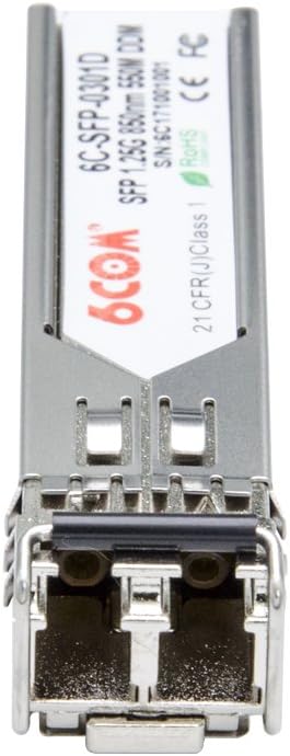 6COMGIGA 1.25Gb SFP LC Multi-Mode Transceiver Module - Image 3
