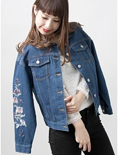 Amazon ウィゴー レディース Wego ウィゴー Wego 刺繍ビッグgジャン デニム中濃色 F コート ジャケット 通販