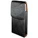 iPhone X Belt Case, Apple iPhone X Case with Belt Clip, Swivel Belt Clip Leather Pouch Cell Phone Holster Holder for iPhone X, Fits iPhone X with Thin Protective Cover on - Black