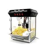 Paramount 6oz Popcorn Maker Machine - New Upgraded Feature-Rich 6 oz Hot Oil Popper [Color: Black]