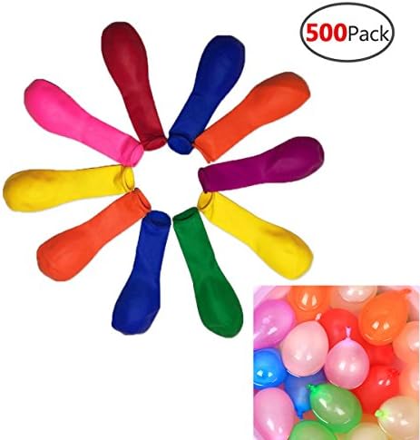 AzBoys 500pcs Small Latex Water Balloons