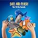 Plush Stuffed Ocean Animals | Stuffed Animals Wholesale | Plush Stuffed Animals for Babies | Set of 8 | Talking Blue Whale, Sea Turtle, Shark, Sea Lion, Octopus, Stripe Fish, Starfish, Clownfish