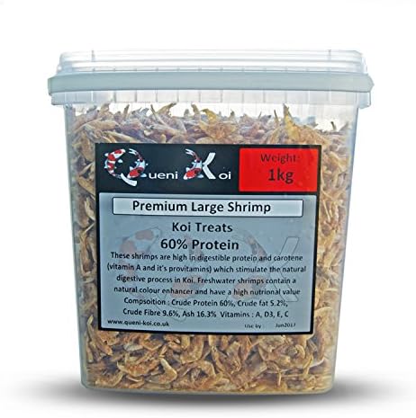 Queni Koi - Large Shrimp (1kg) - Koi Food Treats