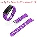 ULT-unite Band for Garmin Vivosmart HR, Garmin Vivosmart HR Replacement Soft Silicone Bracelet Sport Strap Wristband Accessory (Violet)