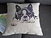 Decorbox Cotton Linen Square Decorative Throw Pillow Case Cushion Cover Cute Dog 18