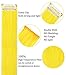 9PCS Princess Party Highlight Yellow Hairpieces Colored Hair Extensions Clip in/On for Girls and Dolls Kids Wig Pieces (Yellow )thumb 3