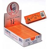 Zig Zag 1 1/4" 24ct Rolling Papers Orange Box - 33 leaflets per pack - 24 packs per box