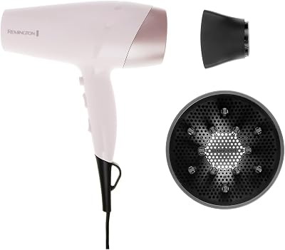 Remington Almond Allure Hair Dryer Ionic Conditioning 25% Faster Drying