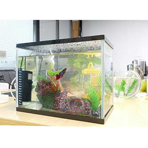 SALUTE MiniBow Aquarium Starter Kits with Lighting Filter (Black - 3.5 Gallon) - Thumbnail 2