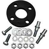 Lyhiku 000941 Steering Coupling Rubber Disk fits 3.75" Diam rag joint disc | disc coupling Fits requiring a 3.75" diameter rag joint disc Includes Steering Coupling Rubber Disk Coupler Screw spacers