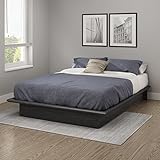 South Shore Step One Full Platform Bed (54''), Gray Oak, 54