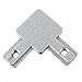 PZRT 4-Pack 2020 Series 3-Way End Corner Bracket Connector, with Screws for Standard 6mm T Slot Aluminum Extrusion Profile