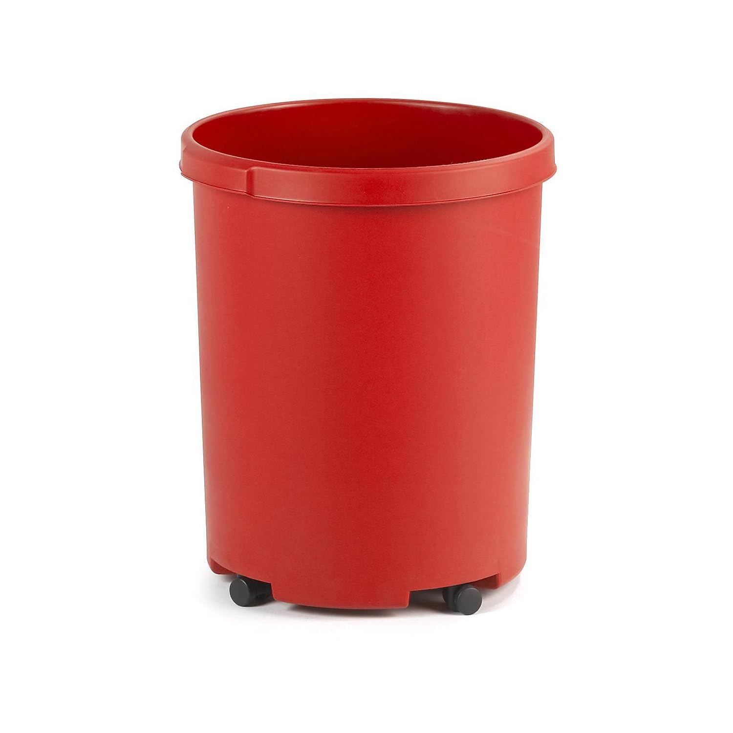 HAN 1836-17, KLASSIK large waste bin XXL. Stable, attractive und in premium quality, 50 litres, red