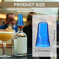 100 Pieces Translucent Liquor Pourer Covers