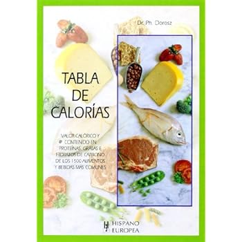 Tabla de calorías (Tablas de alimentos) Tabla de calorías (Tablas de alimentos)