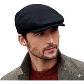 Biddy Murphy Newsboy Flat Cap, 100% Irish Wool - Made in Ireland | Classic Style Hat for Men