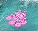 Pool Float Fun Flamingo Inflatable - Pool Toy and Cup Holder (9 per package). Great for Pool parties, Bath time, Drink Holder and Decoration