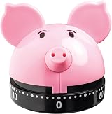 Judge Piggy Kitchen Timer 60 Minute Wind Up Mechanical Timer view 2