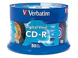 Verbatim CD-R 80min 52X with Digital Vinyl Surface - 50pk Spindle