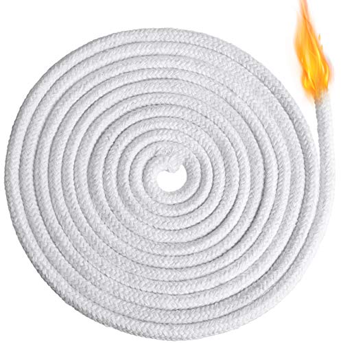 6.56 Feet Oil Lamp Wicks Replacement Braided Round Candle Wick for Oil Lamps and Candles, DIY Handmade Candle Making Supplies (6 mm/ 0.23 Inch)