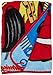 Disney Cars Team 95 Super Soft Toddler Blanket, Blue/Red