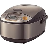 Zojirushi NS-TSC10 5-1/2-Cup (Uncooked) Micom Rice Cooker and Warmer, 1.0-Liter