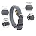 EXCELLENT ELITE SPANKER Puppy Collar Military Dog Collar Adjustable Quick Release Nylon Dog Collar for Small Medium Dog Soft Padded Dog Collar(Grey-M)thumb 2