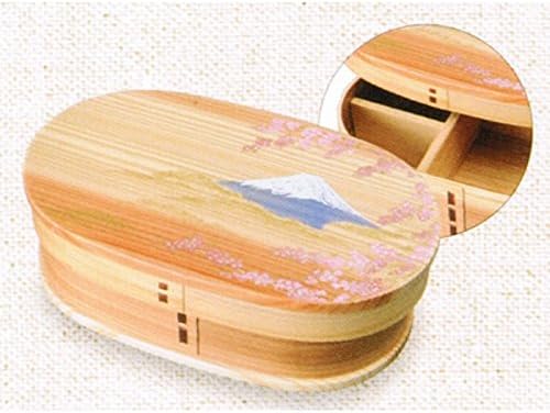 Japanese Wooden Bento Box Lunch Box Made in Japan (Mt.Fuji)