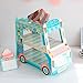 3 Tier Bus Cupcake Stand Ice Cream Holder for Barbecue Grilling Picnic Party Valentine's Day Gift