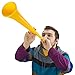 Vuvuzela Plastic Stadium Horn, 26-Inches - Collapsible Air Horn - Party Supplies, Favors, & Accessories – Noisemakers for Sporting Events, Graduation, and Games (Yellow)