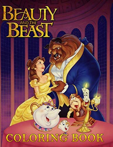 Beauty and the Beast Coloring Book: For Kids (ages 3-12) by Activity Books