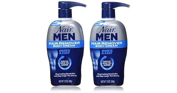 Amazon.com: Nair Men crema para eliminar el cabello, 33 ml ...