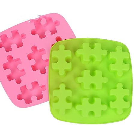 Puzzle de silicona molde horno de microondas para hornear ...