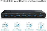TP-Link UH720 USB Hub 7-Port 5Gbps USB 3.0 Dock Station 2x 2.4A Fast Charge view 4