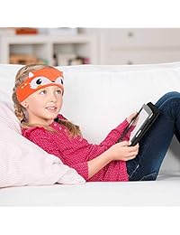 Homelove   Auriculares de diadema con cable para niños con altavoces ajustables ultra finos de 1 8" de suave forro polar o parche para la escuela o el hogar