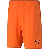 Puma - Mens Teamrise Short, Color Golden Poppy/Puma Black, Size: X-Large