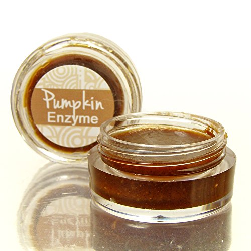 Pumpkin Enzyme Mask, peel mask gently exfoliates with pumpkin enzymes, sea kelp, raw honey and cacao. Eco friendly, cruelty free Green Beauty pumpkin enzyme exfoliator for mature skin. 1oz. - Thumbnail 2
