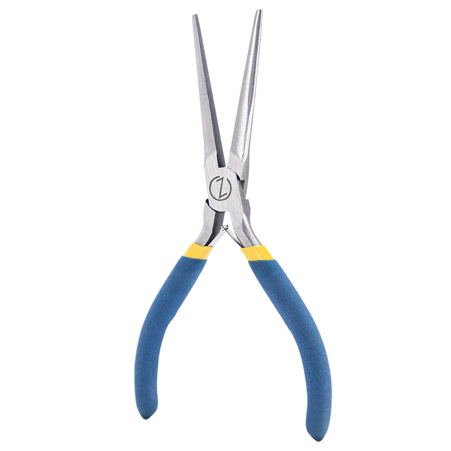 WISEPRO 6-Inch Long Nose Pliers, Straight Needle Nose Pliers, Mini Long Nose Precision Wire Looping Pliers for Handmade Craft, Jewelry Making, Bending Wire and Small Object Gripping