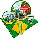 BirthdayExpress John Deere Johnny Tractor 16 Guest Party Pack